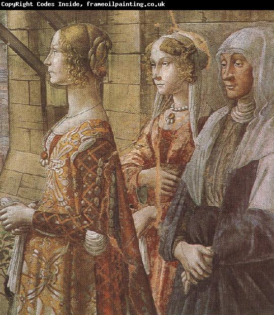 Sandro Botticelli Domenico Ghirlandaio,Stories of St John the Baptist,The Visitation (mk36)
